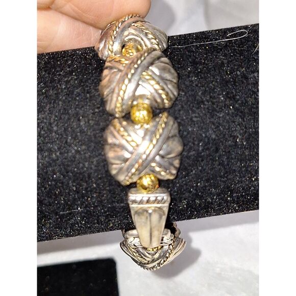 Artsy Premiere Designs Women's Bracelet Mixed Metal Vintage 80's Cottagecore - Picture 3 of 9